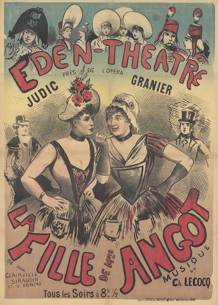 Eden Théâtre près de lOpéra La fille de Mme Angot de MM 1888