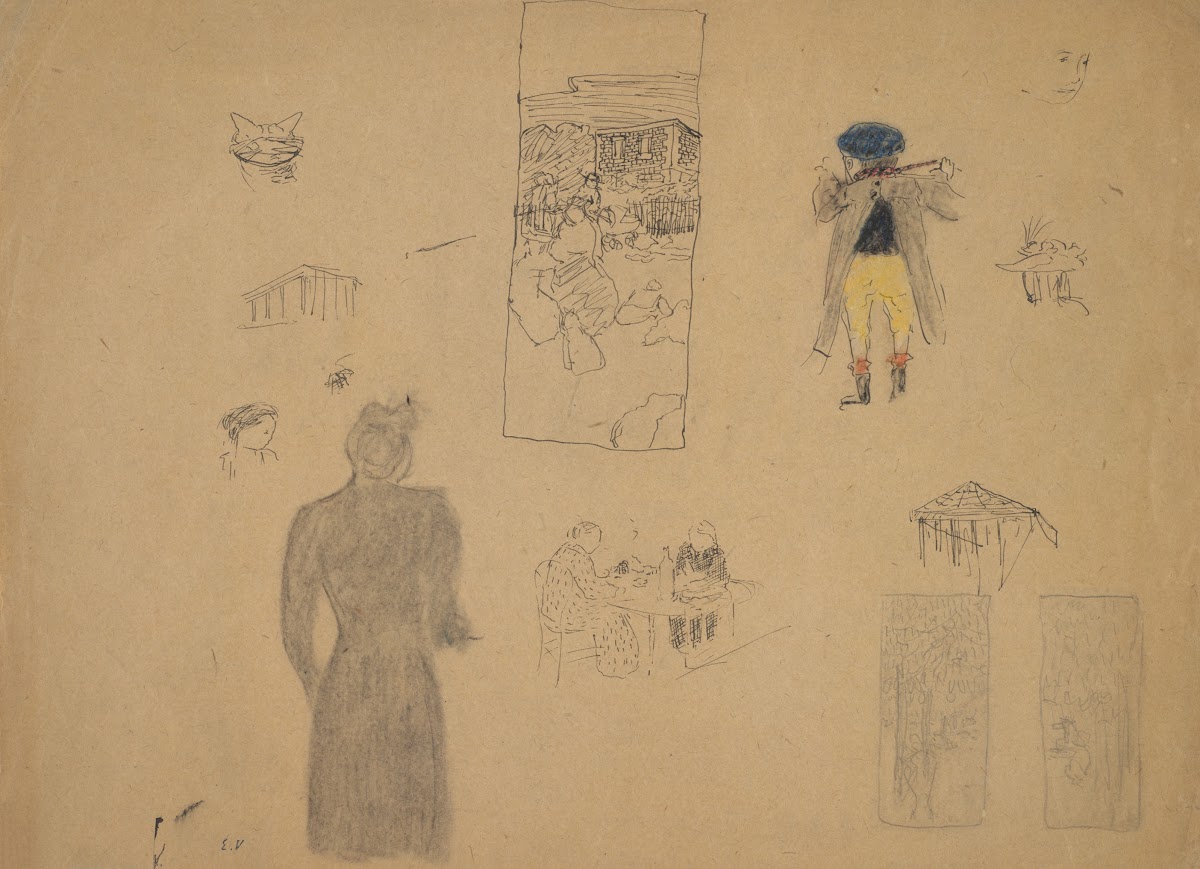 Sheet of Studies for Le JardinPublic 189394