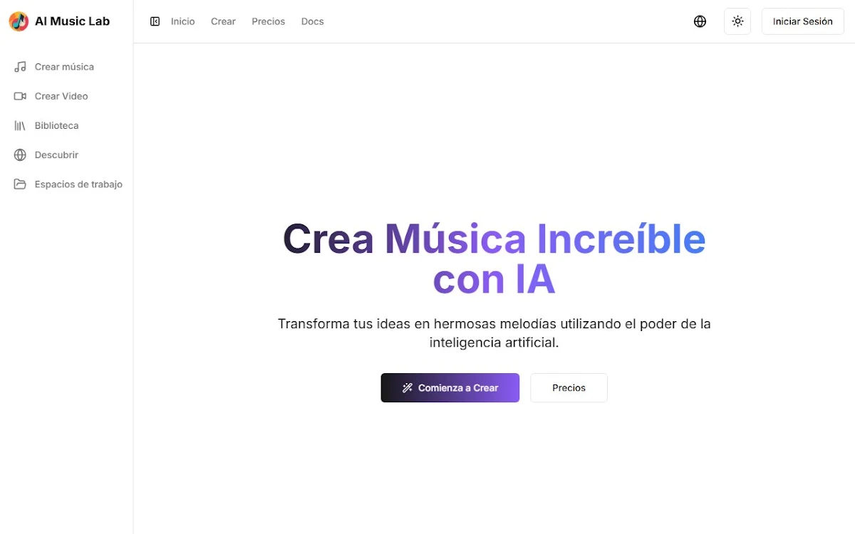 Captura de AI Music (Free)
