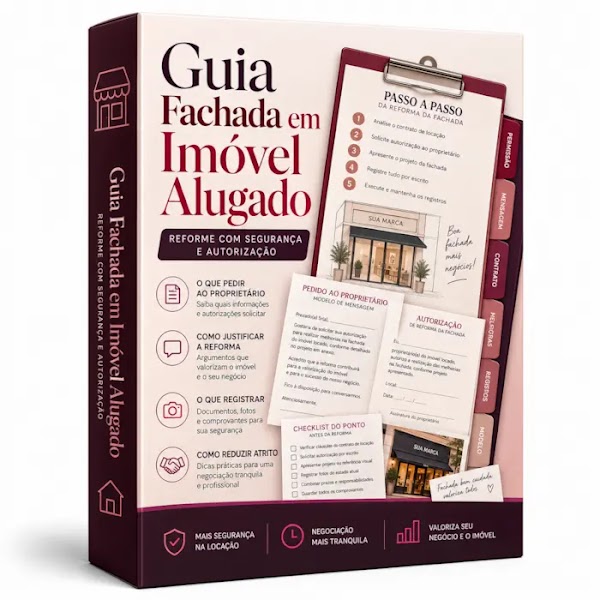 Bônus Guia Fachada em Imóvel Alugado