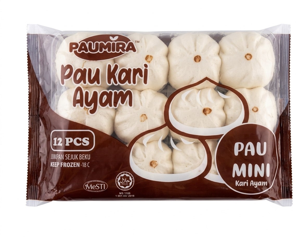 Pau Kari Ayam Mini 10Pkt/Ctn