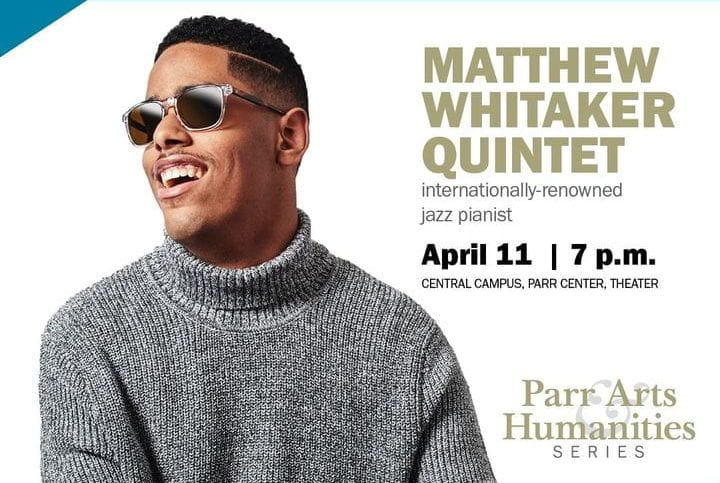Matthew Whitaker performing at Central Piedmont Parr Center