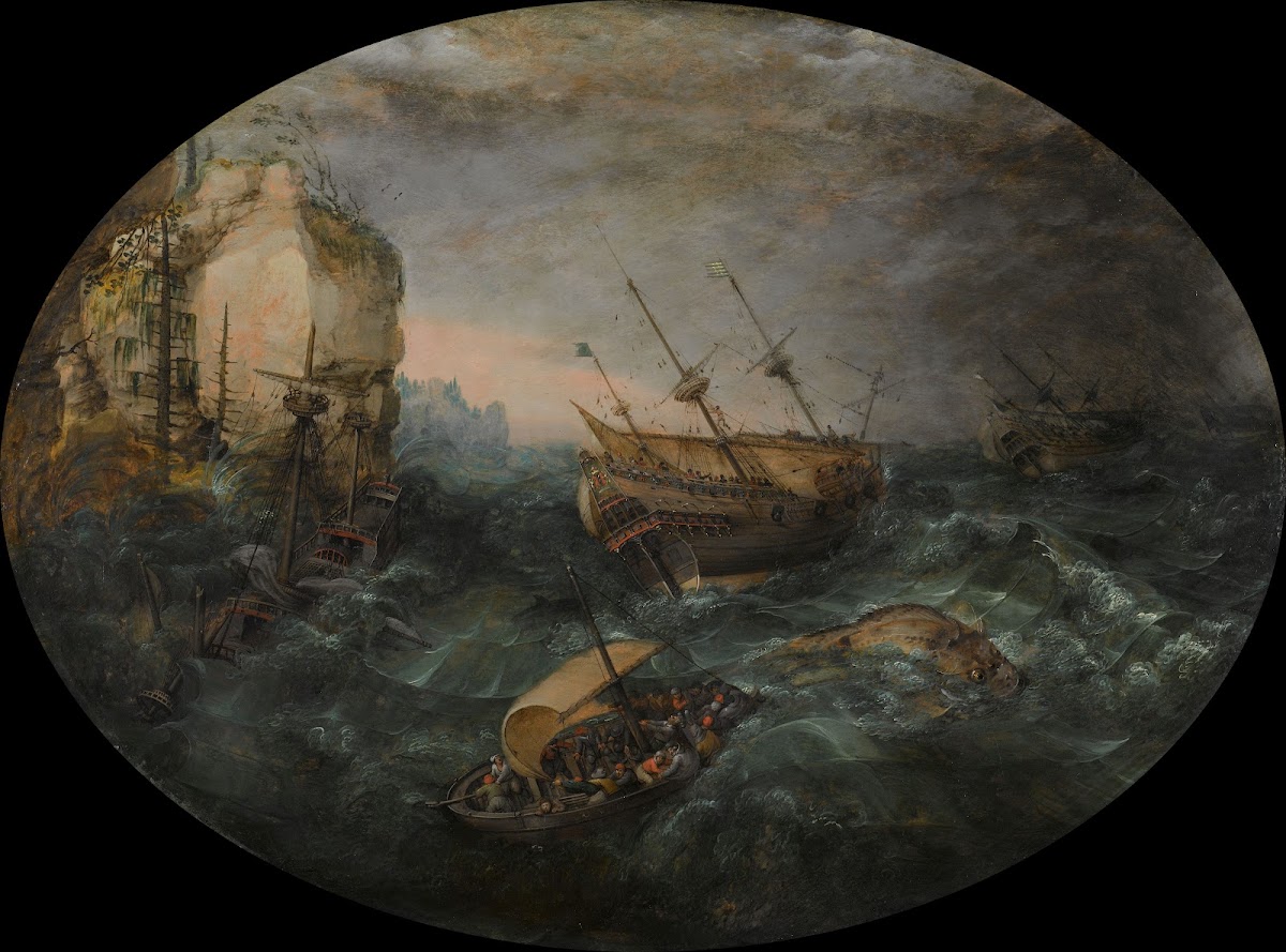 Shipwreck off a Rocky Coast 1614