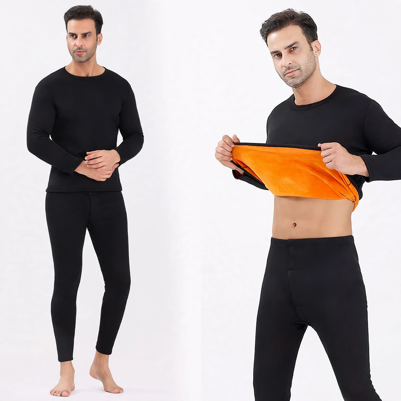 Thermal set, gold fleece, lined