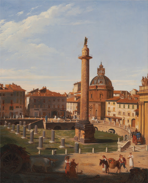A View of Trajans Forum Rome