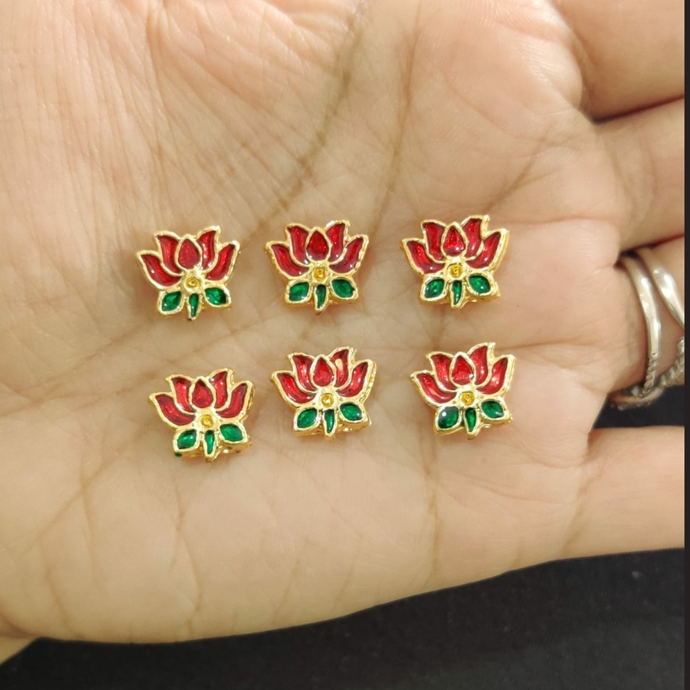 Small Meena Lotus-L241-pack of 6