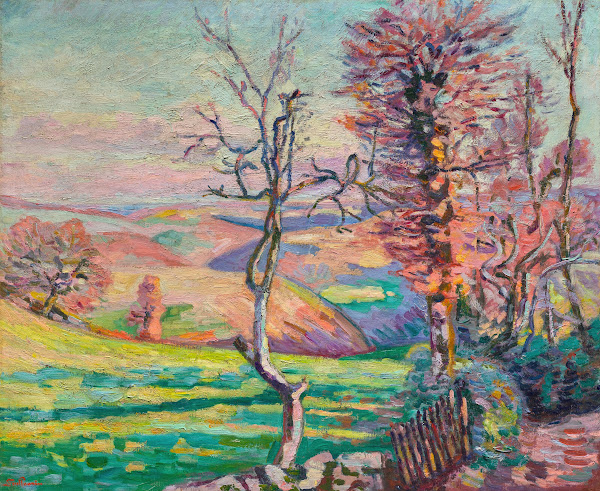 Paysage de Crozant Creuse 1908