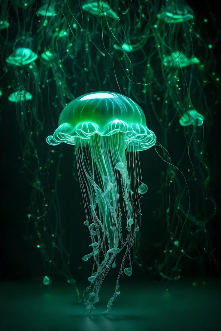 Green Jellyfish Picture
