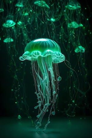 Green Jellyfish Picture