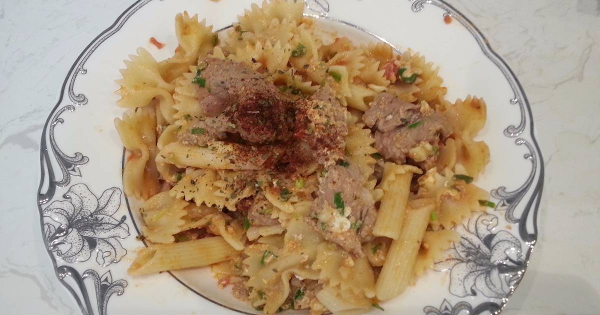 Nui xào bò sốt cà chua