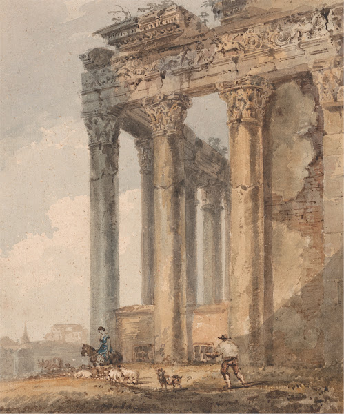 Tempio d Antonio e Faustina between 1798 and 1799