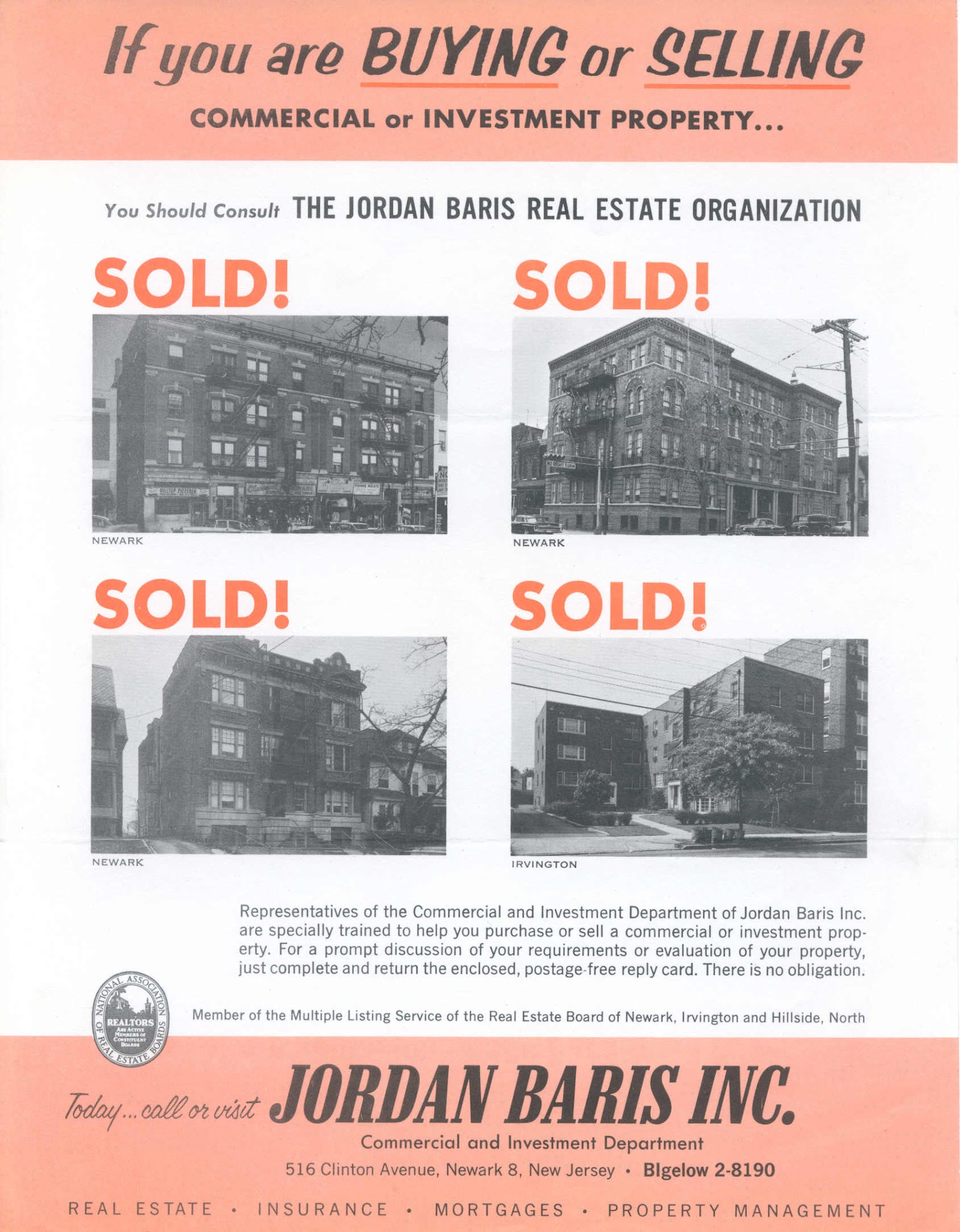 1959 commercial sold flyer