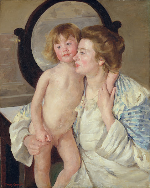 Mother and Child The Oval Mirror circa 1899