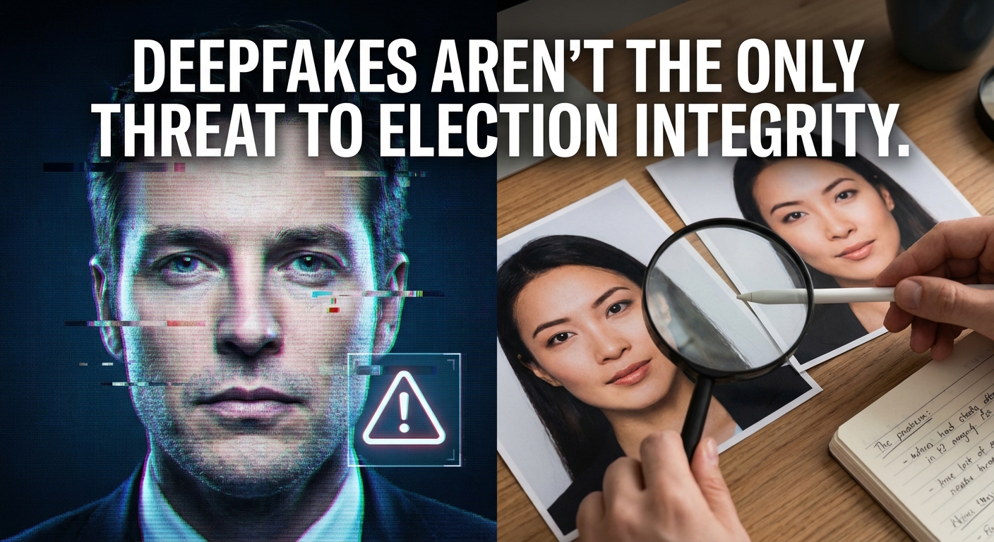 Election Deepfake Warnings Miss the Real Facial Evidence Problem