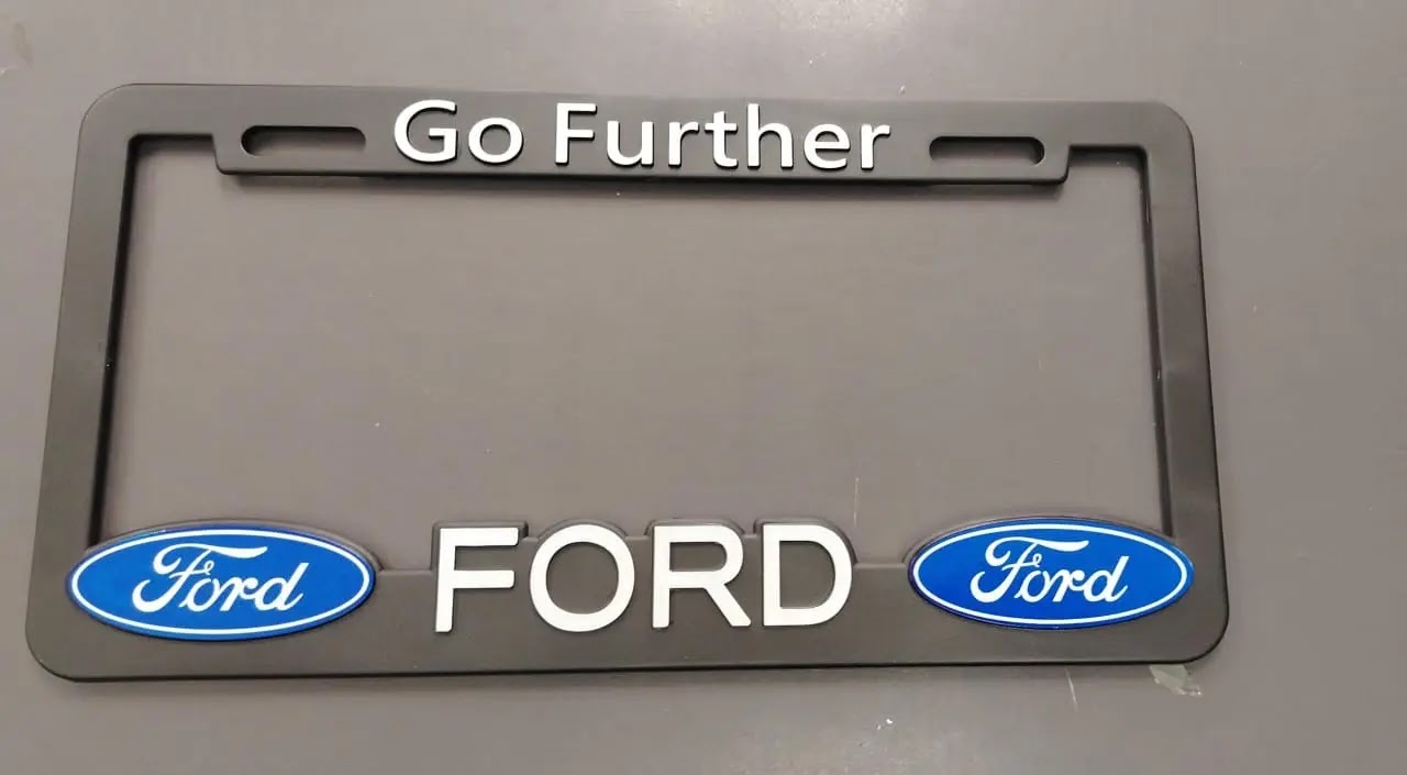 porta placa ford