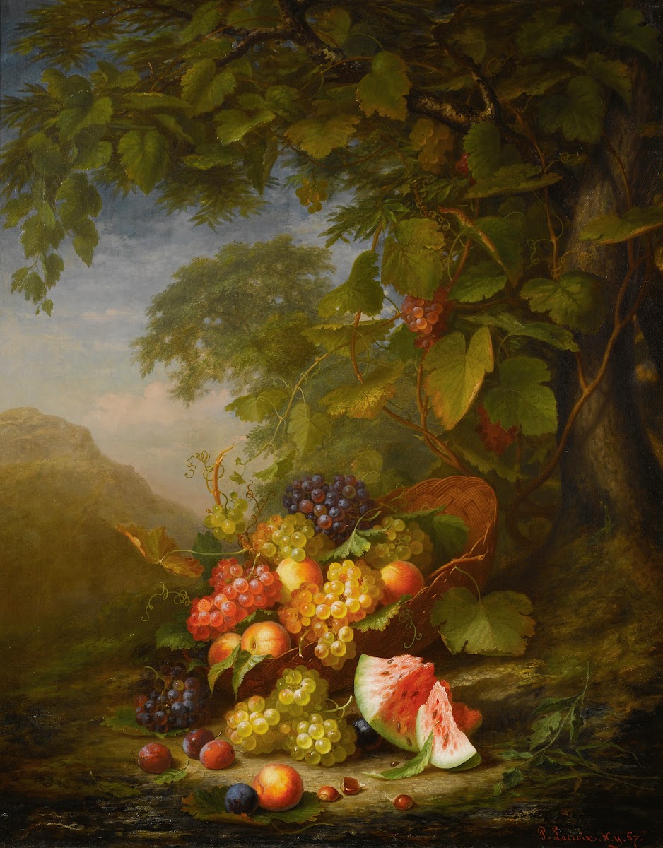 Still Life In A Landscape 1867