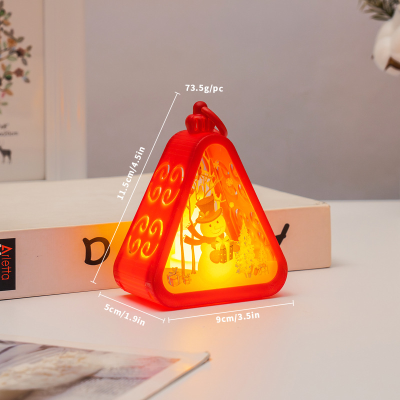 Decorative LED Lantern in Retro Style for Christmas