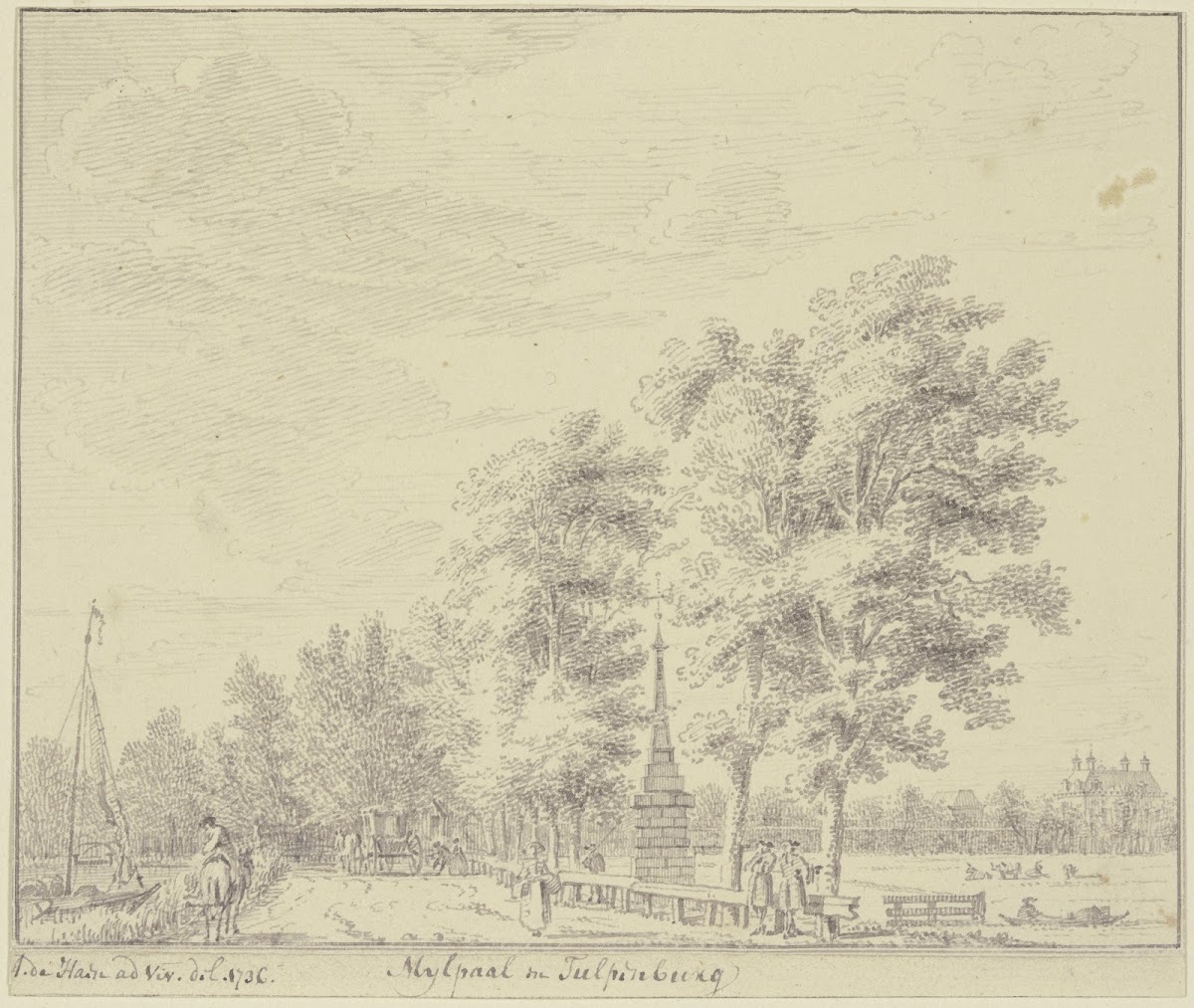 Mylpaal in Tulpinburg 1736