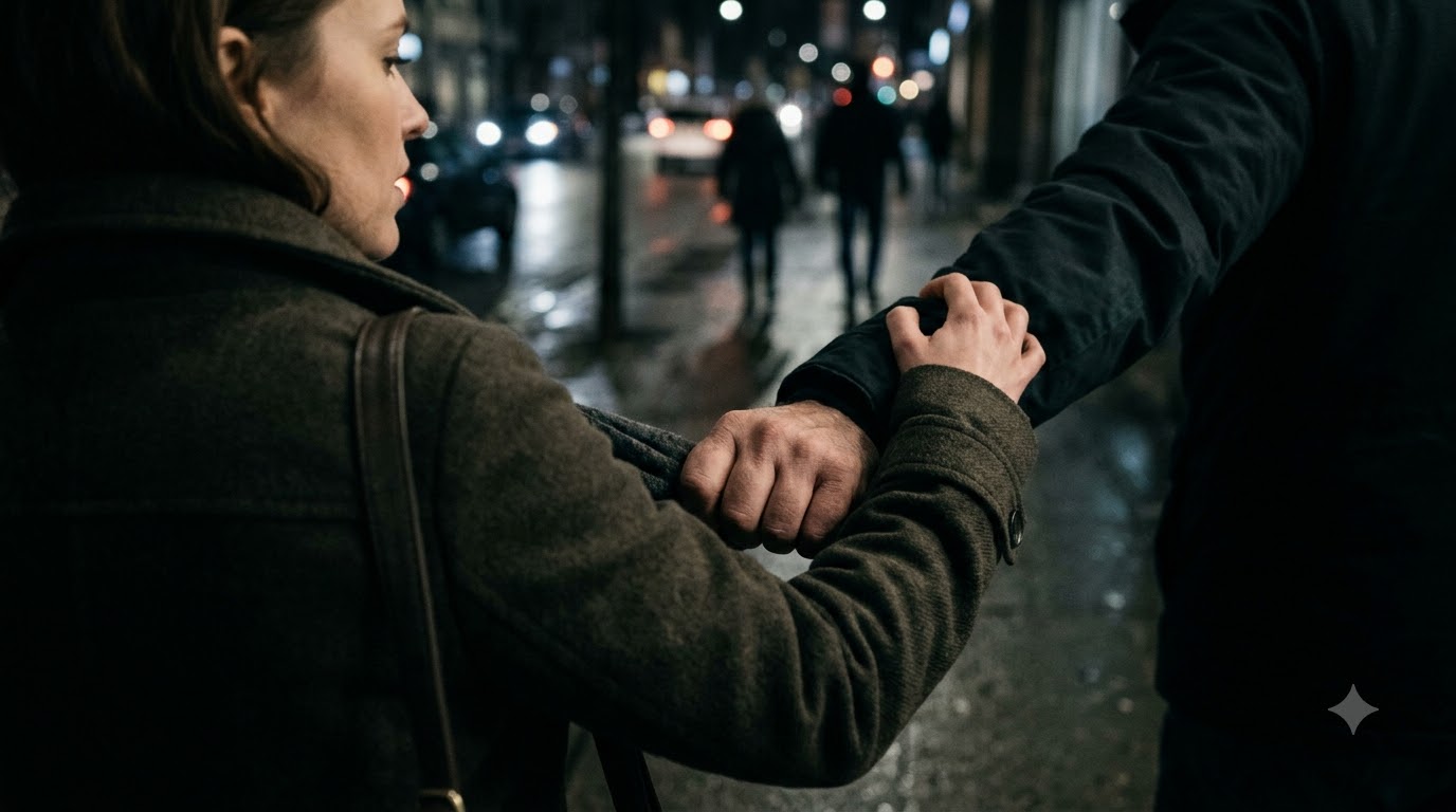 I Felt His Hand Close Around My Arm Before I Understood What Was Happening.