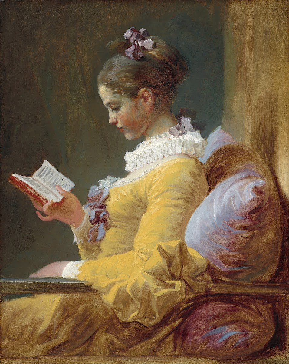 Young Girl Reading c 1769