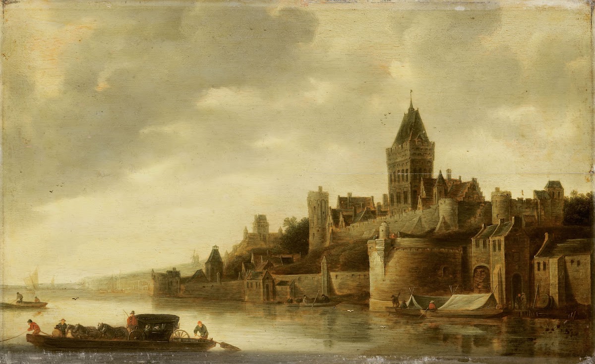 View of the Valkhof in Nijmegen c 1645   c 1650