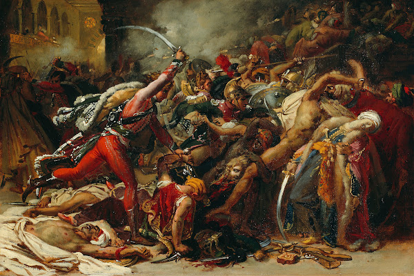 Sketch for The Revolt of Cairo 1810