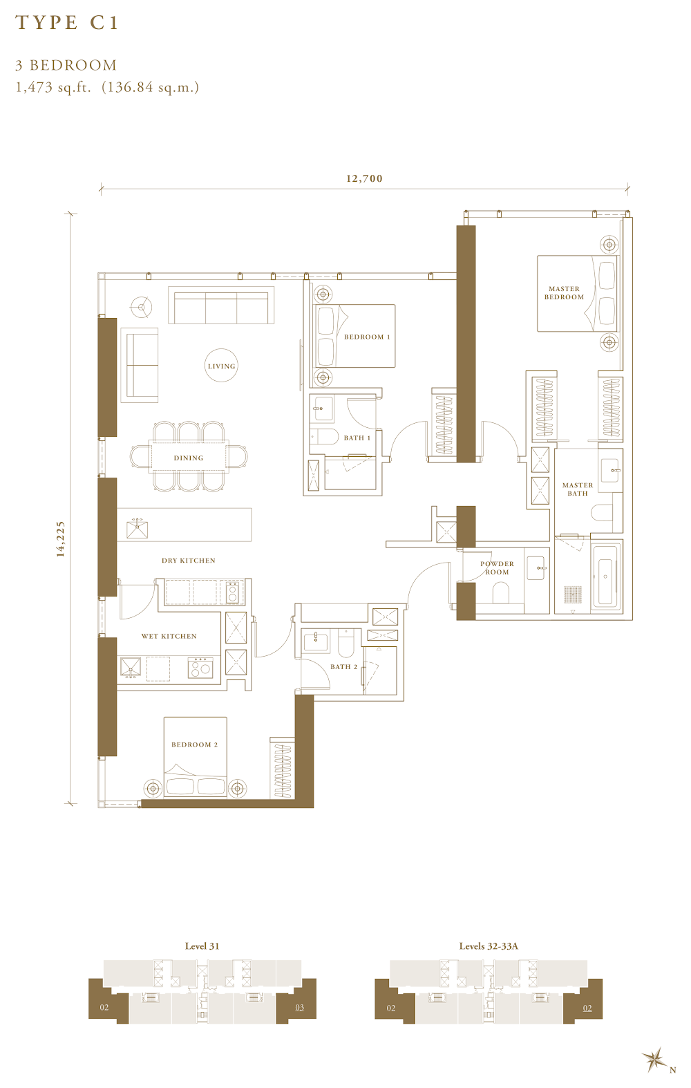 Pavilion Damansara Heights - Regent Suites (R2) floor plan
