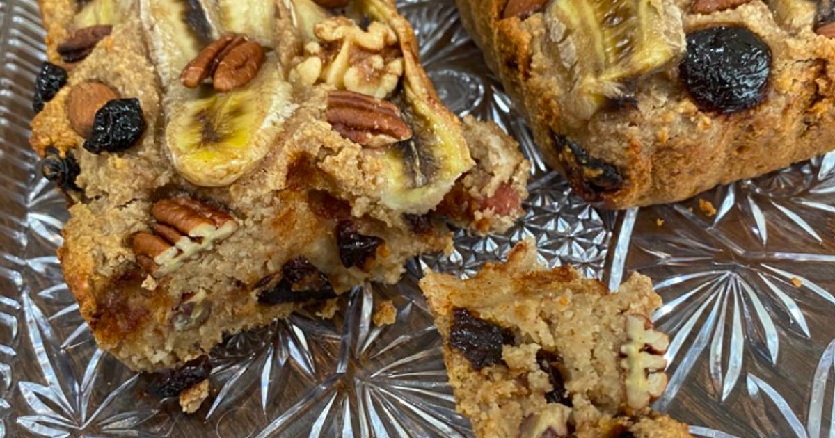 Bánh chuối hạt siêu bổ dưỡng. Eat clean