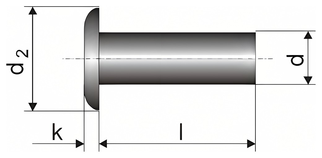 DIN 7338 A – Technical drawing