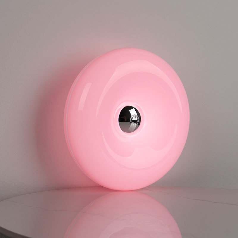 Donut table lamp with touch switch