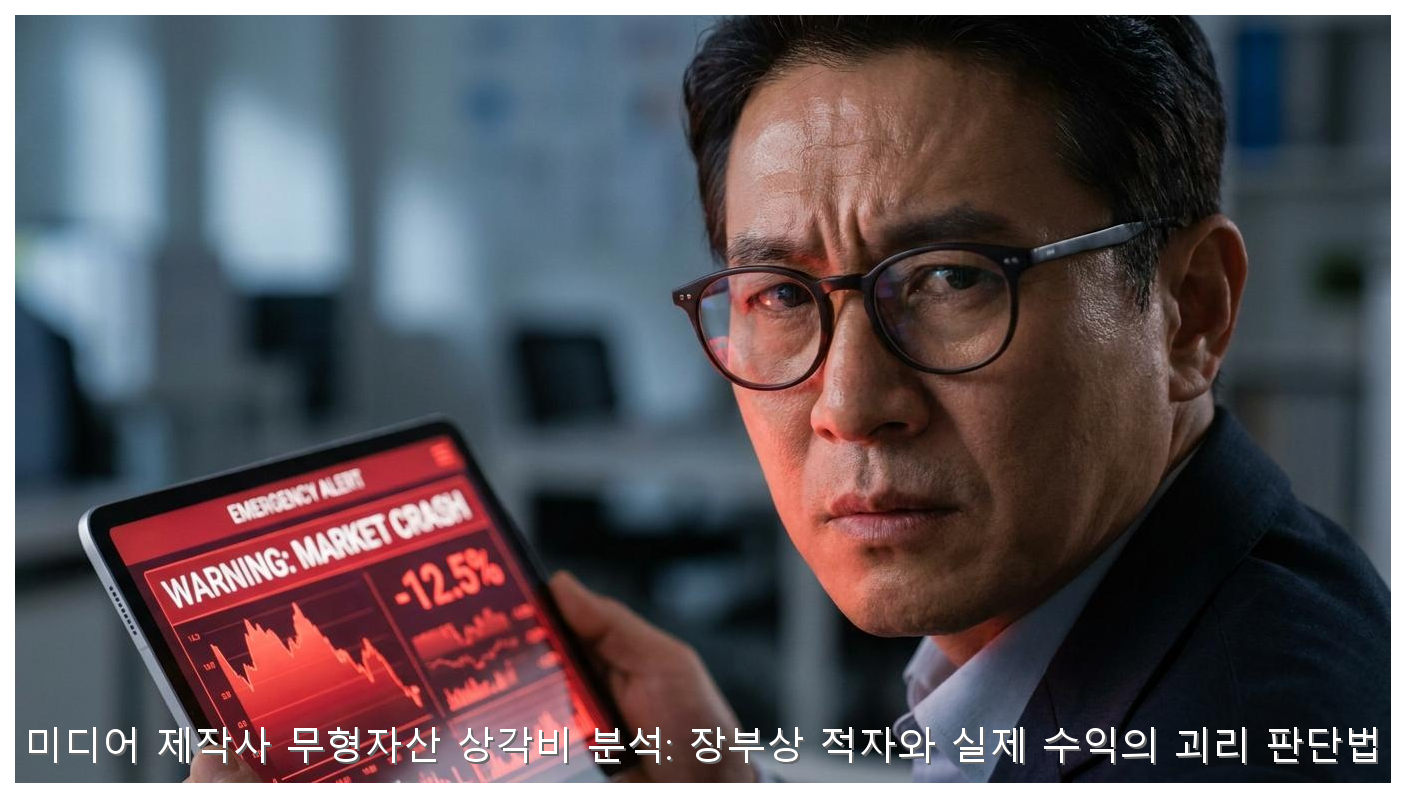 미디어 제작사 무형자산 상각비 분석: 장부상 적자와 실제 수익의 괴리 판단법 핵심 안내 및 분석 인포그래픽 (8)