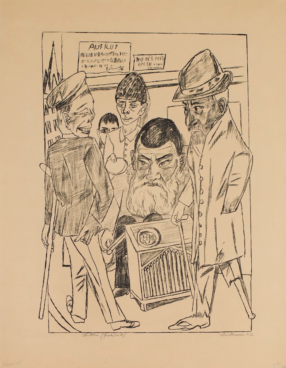 The Beggars plate 7 from the series Trip to Berlin 1922 1922