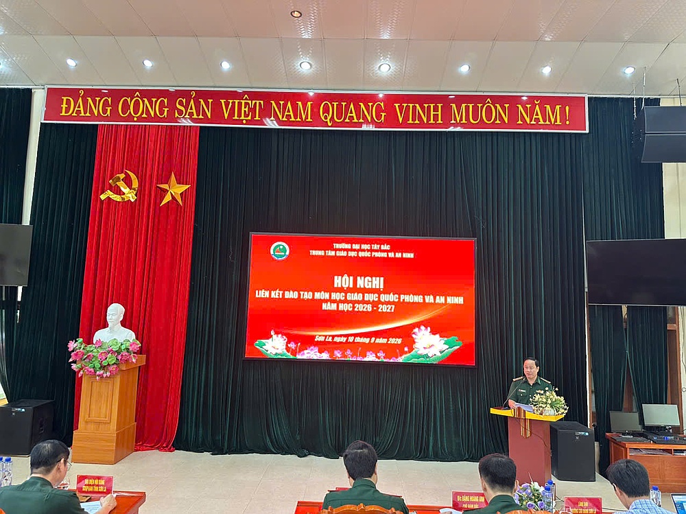 Hội nghị liên kết đào tạo môn học Giáo dục Quốc phòng và An ninh năm học 2026-2027