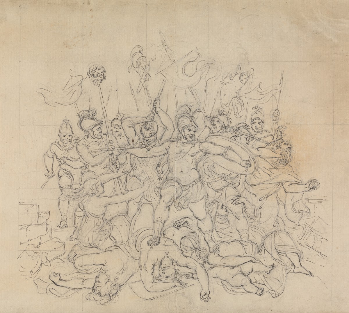 Sketch of a Battle Sceene from Shakespeares Play Titus Andronicus