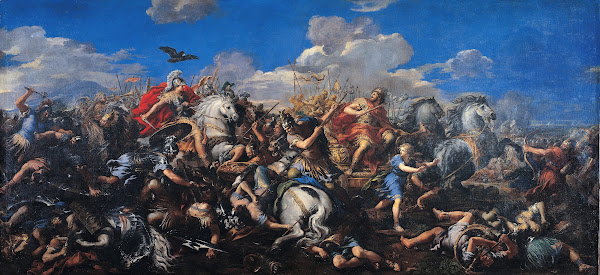 Battle of Alexander versus Darius between 1644 and 1650