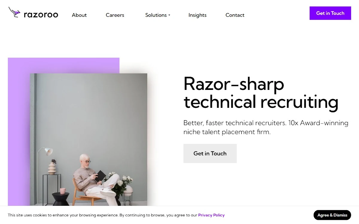 Captura de Razoroo | AI Recruiting