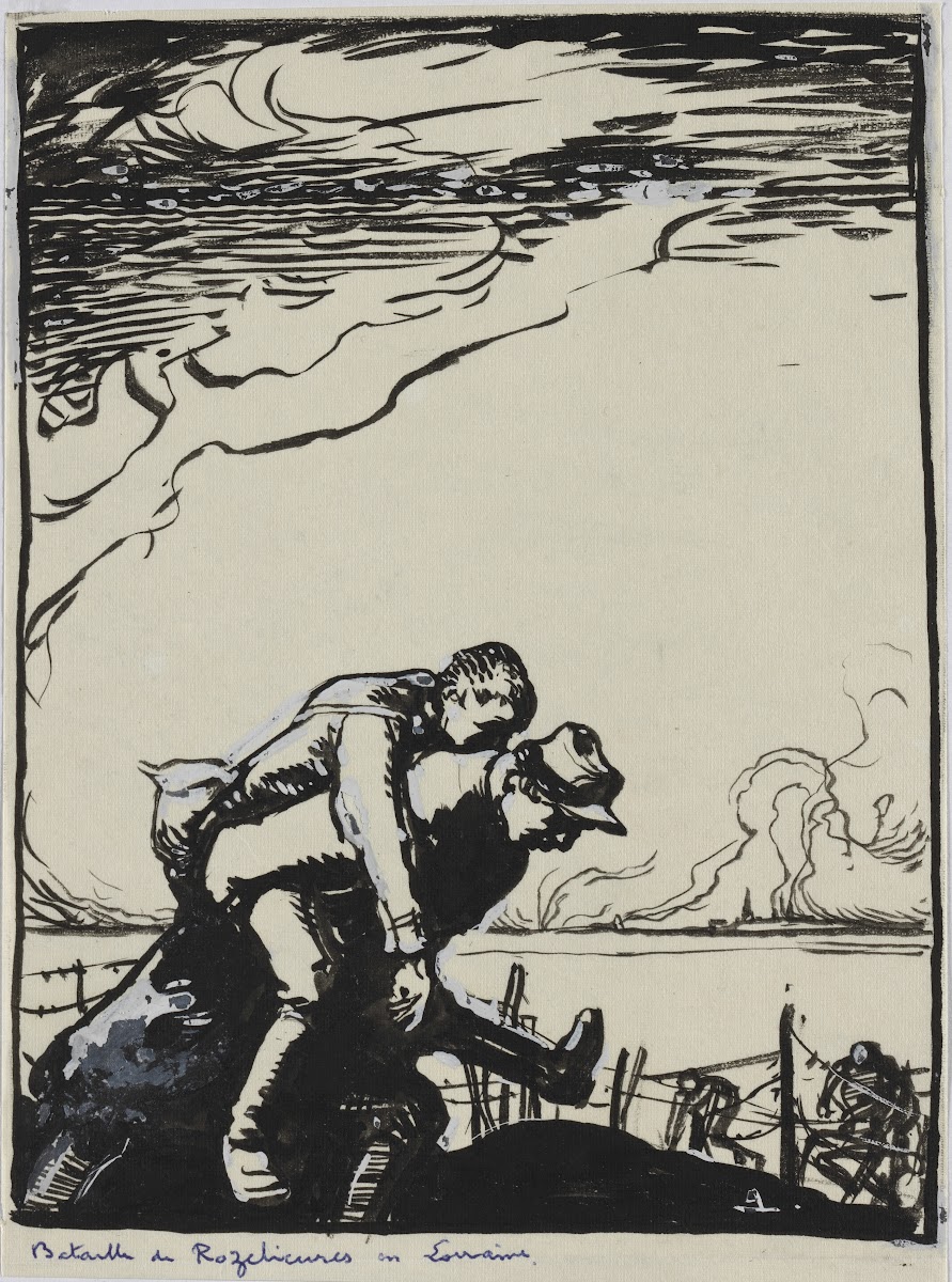 Bataille de Rozelieures en Lorraine 1914