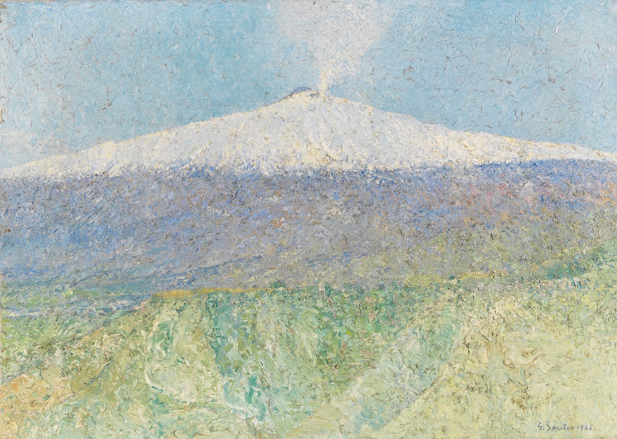 Ätna im Winter 1925