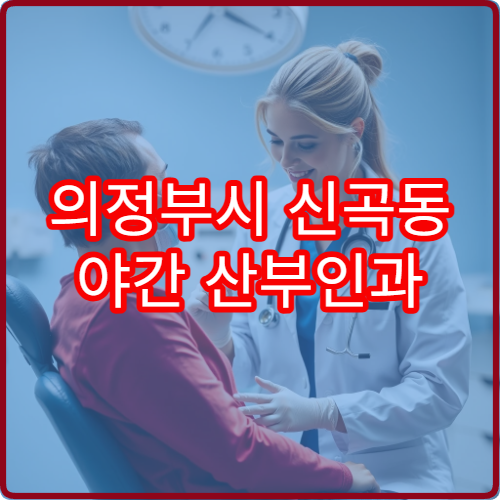 의정부시 신곡동 야간 산부인과 생리통 생리불순 진료 병원 안내