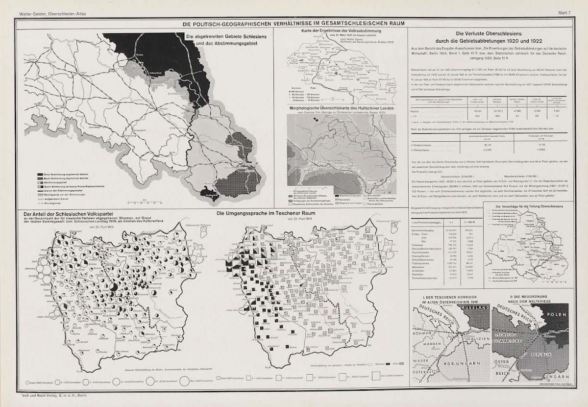 Die politisch geographischen Verhaltnisse im gesamtschlesischen Raum 1938