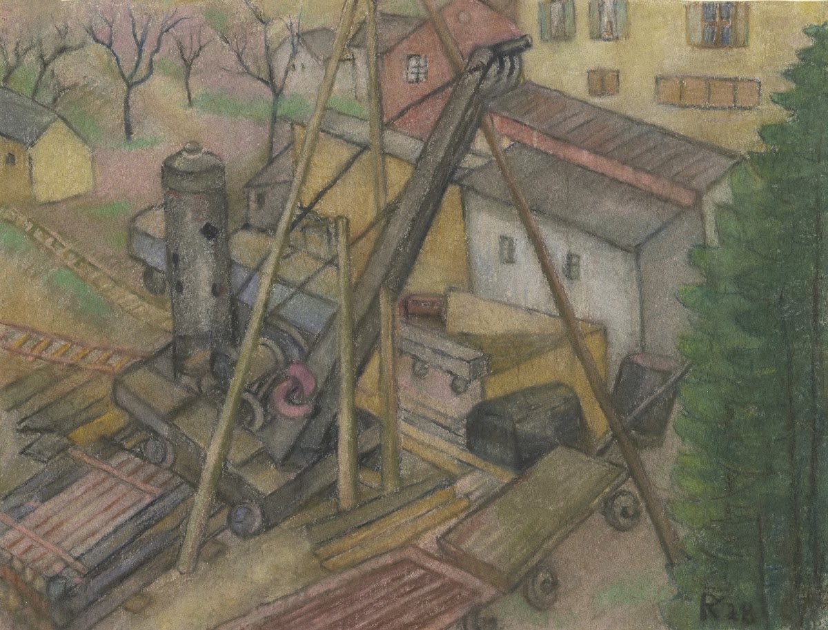 Building site of I G Farben 1928