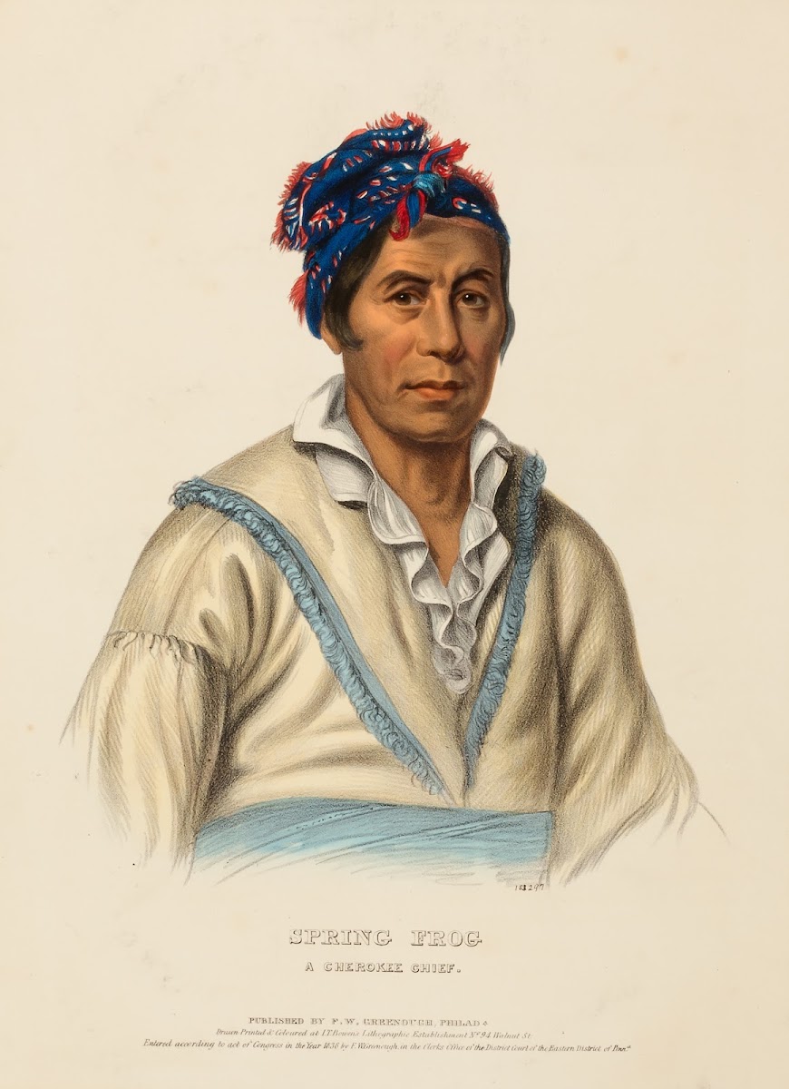 Spring Frog A Cherokee Chief 1838