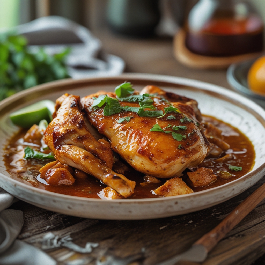Braised Catalina Chicken Easy Weeknight Dinner Recipe finished