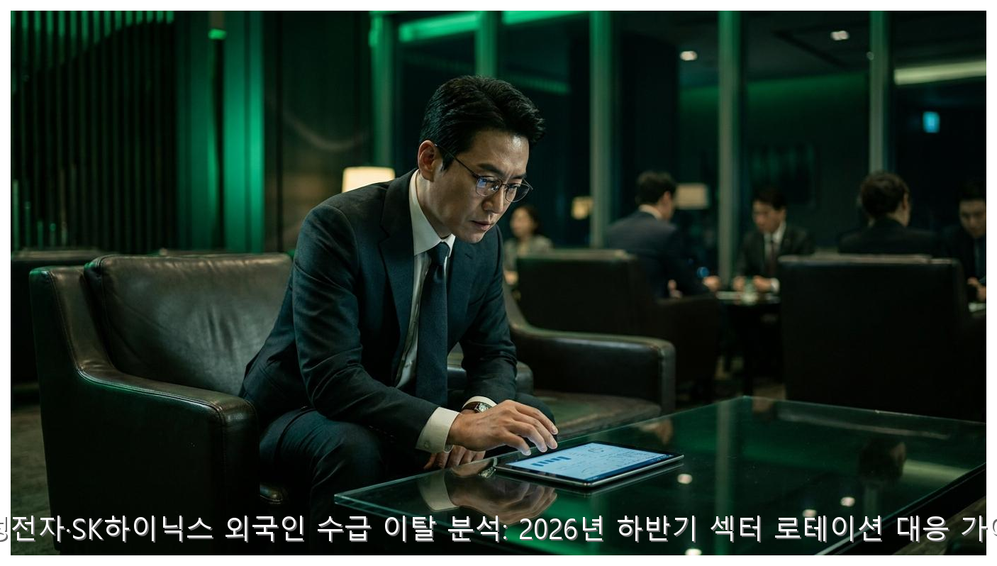 삼성전자·SK하이닉스 외인 이탈 분석 및 섹터 로테이션 전략 핵심 안내 및 분석 인포그래픽 (2)