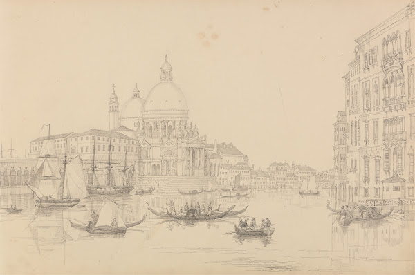 The Church of St Maria della Salute 1840