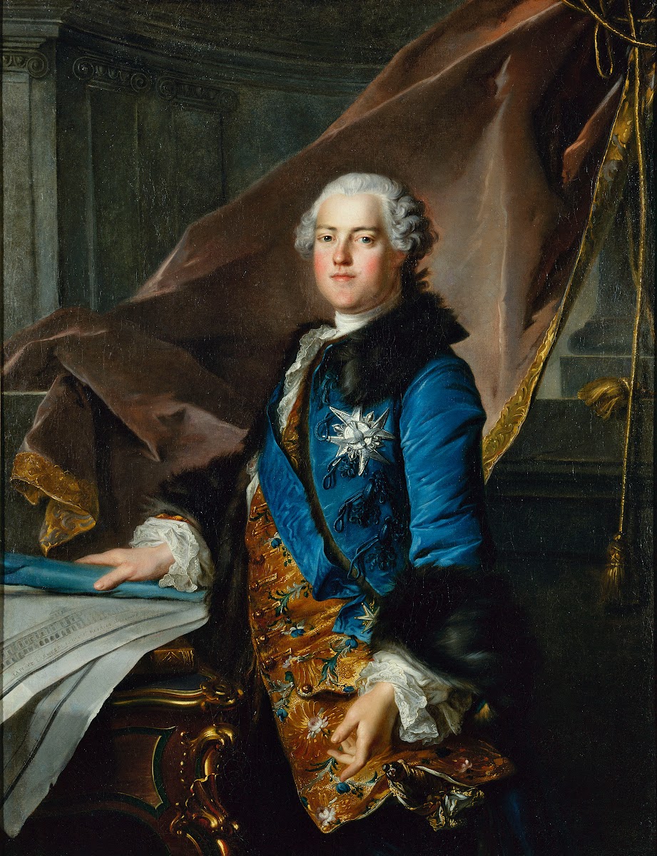 Portrait dAbel Poisson marquis de Marigny 1755