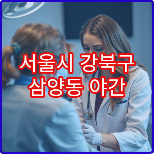 서울시 강북구 삼양동 야간 응급의학과 탈수·저혈당 응급 진료 병원