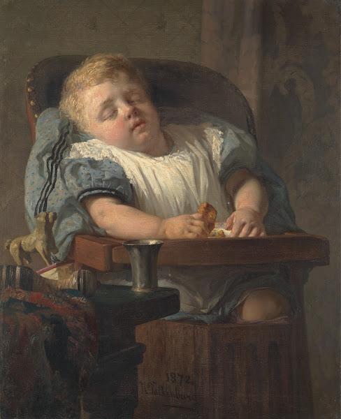 Child in high chair 1872