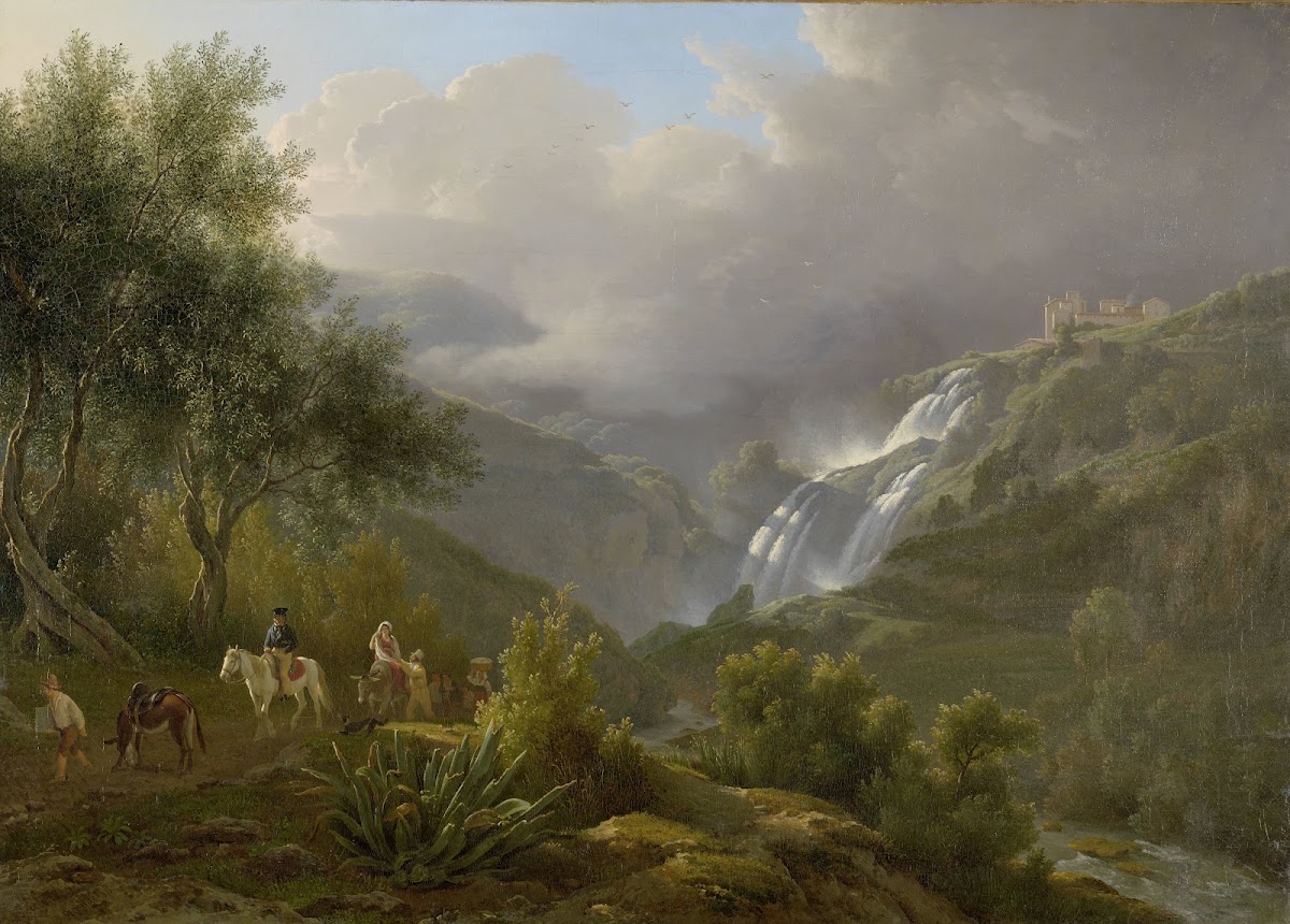 The Cascades at Tivoli with a Storm Approaching 1824