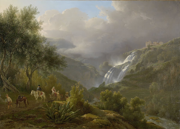 The Cascades at Tivoli with a Storm Approaching 1824